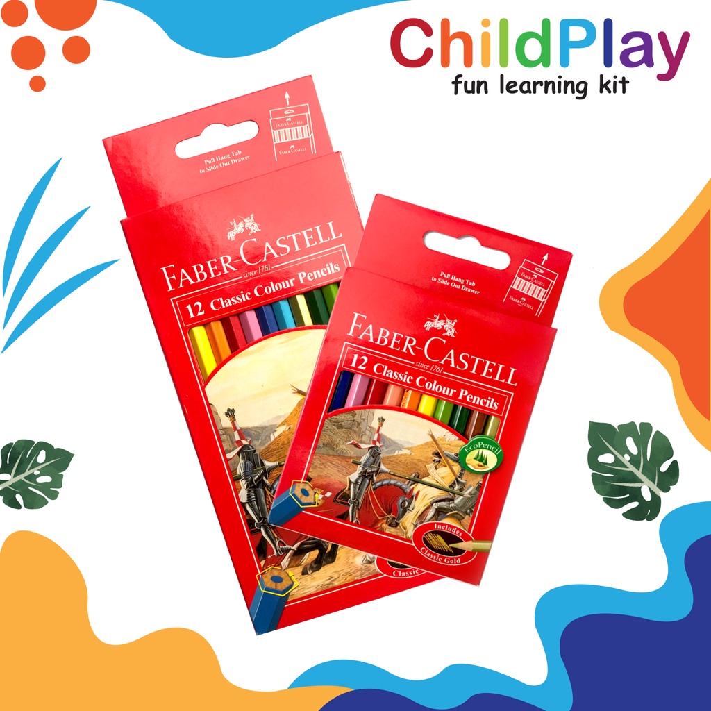 

Pensil warna faber castell mini isi 12 warna classic colour pencils murah