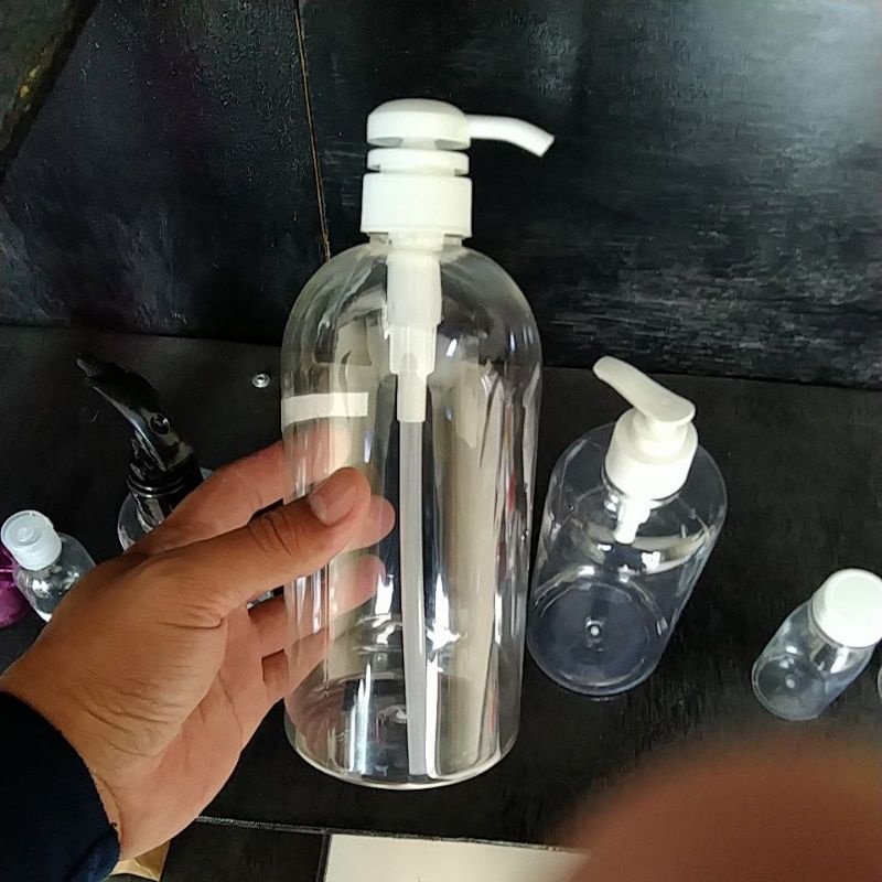 Botol Hand Soap 1000 ml Pump Bening