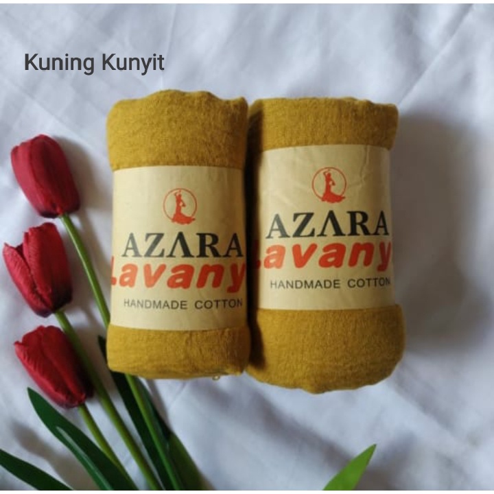 pashmina kusut polos / hijab pashmina crinkle premium-kuning kunyit