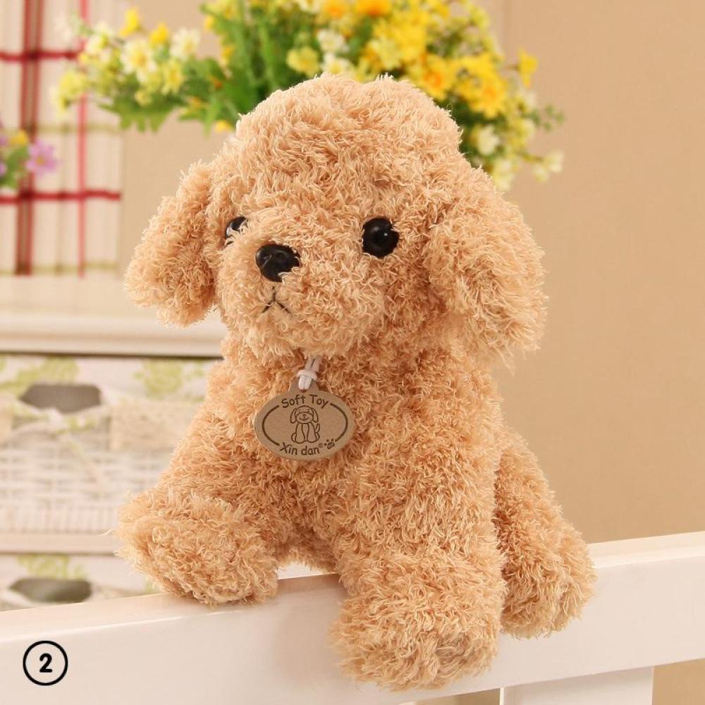 Timekey Mainan Boneka Bantal Stuffed Plush Anjing Lucu Kreatif 18cm Untuk Hadiah H5M7