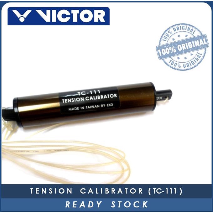 TERLARIS ALAT PENGUKUR TENSION RAKET TENIS BADMINTON VICTOR TC 111 ORIGINAL