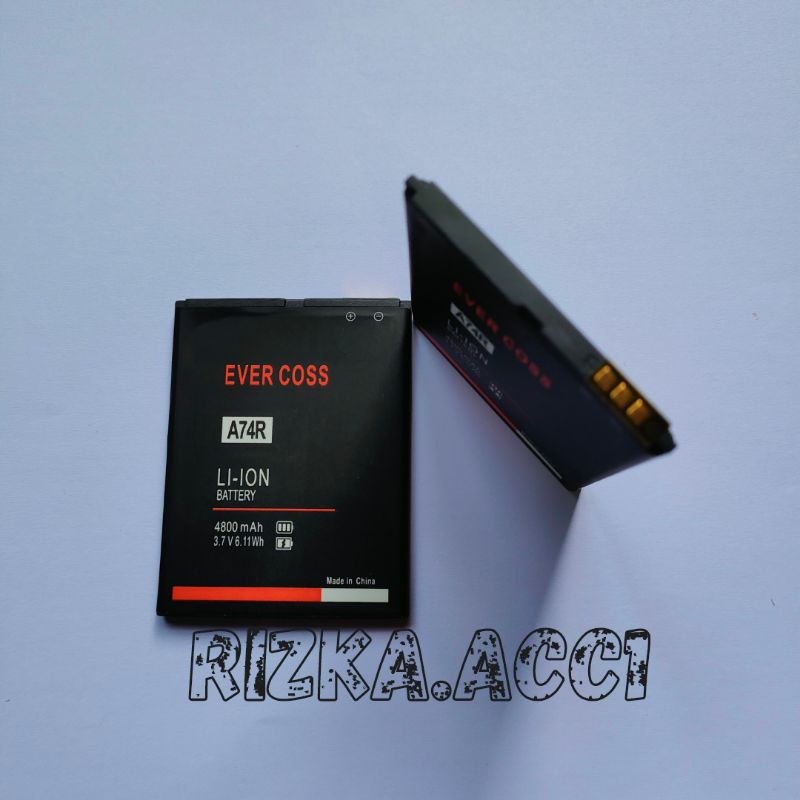 Baterai Batre Battery Evercross A74R Evercross Battery Hp