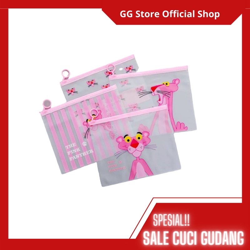 

D016 ORGANIZER ZIPPER UNICORN PINK TEMPAT PENA PENSIL