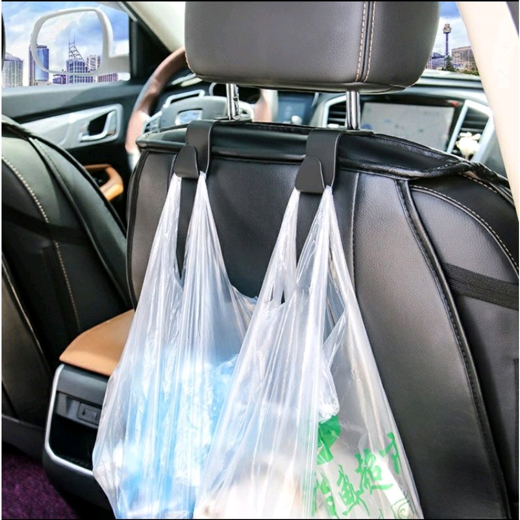 Car Seat Hanger Hook Headrest Backseat Gantungan Mobil