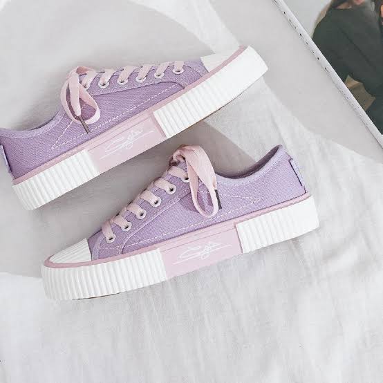 Sepatu Korean Style Sneakers Sepatu Wanita Kanvas Import