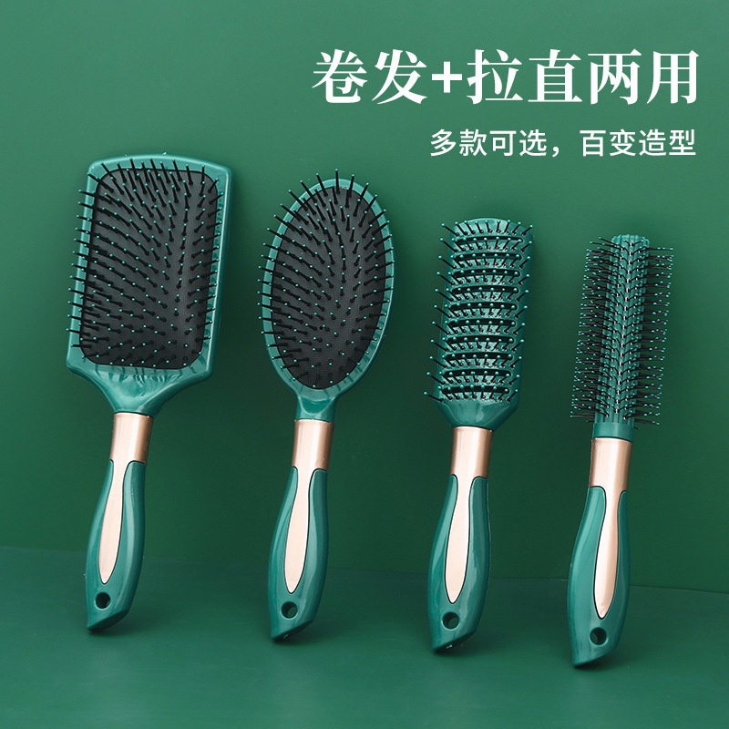 MAANGE Sisir Rambut Bantal Sisir Rambut Sisir Kulit Sisir Sisir Sisir Tulang rusuk Plastik Kantong Rambut Anti 0250