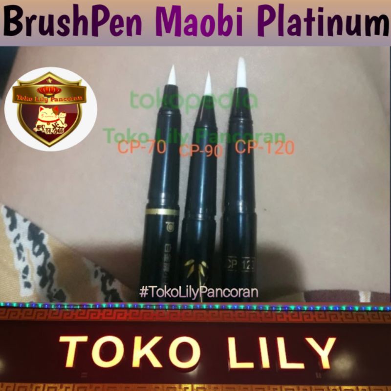 Brush Pen Platinum Taiwan / Maobi Refill Taiwan Platinum / Kuas Kaligrafi Isi Ulang