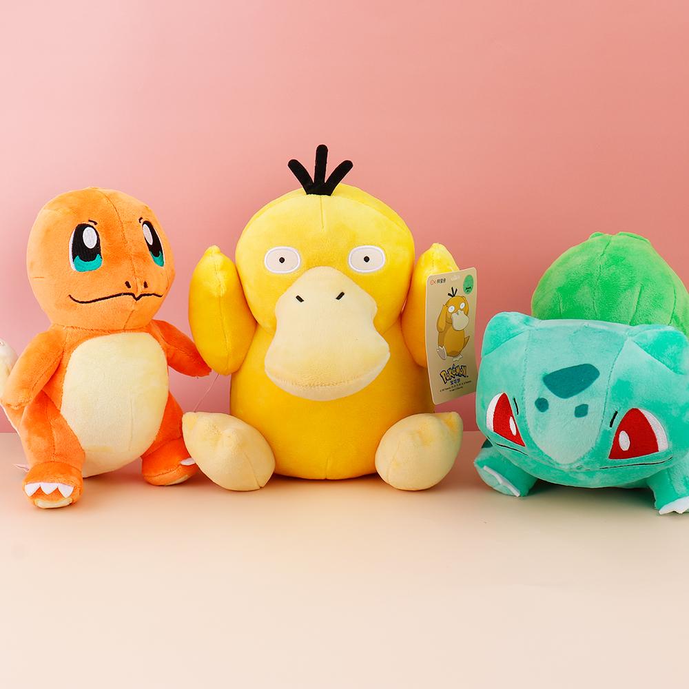 Timekey Mainan Boneka Stuffed Plush Pikachu Pokemon 15-25cm Dengan Topi Charizard Untuk Hadiah Natal / Ulang Tahun / Valentine L2N2