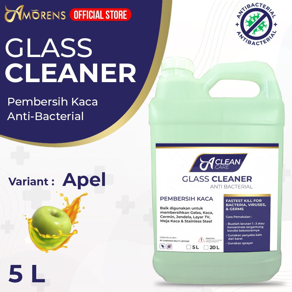 Pembersih Kaca / GLASS CLEANER A Clean Care 5 Liter KONSENTRAT GOSEND / GRAB