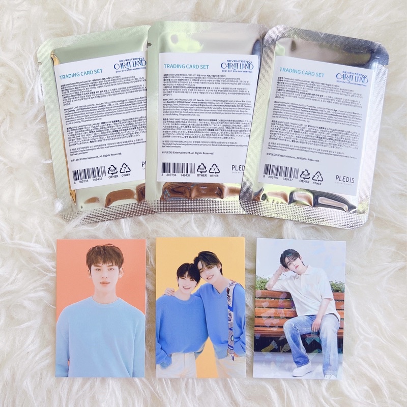 [READY / CLEARANCE] 2021 SEVENTEEN Fanmeeting Caratland Trading Card TC (SEALED) - Scoups Jeonghan J