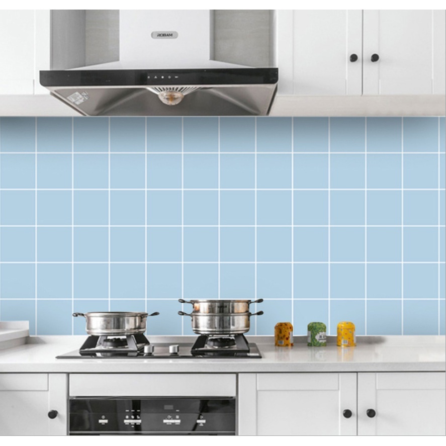 MARKAS HL0204 Wallpaper Dinding Dapur Anti Minyak Wall Sticker Kitchen Sheet