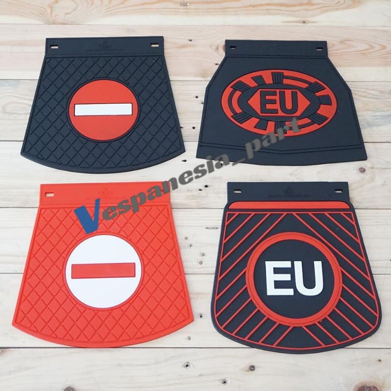 Mudflap Kepet Air Vespa Bahan Karet MP Tebal