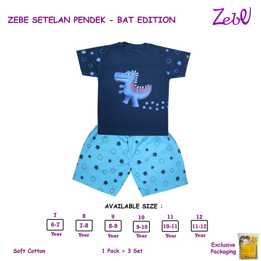 Zebe - Setelan Pendek Boy BAT Edition