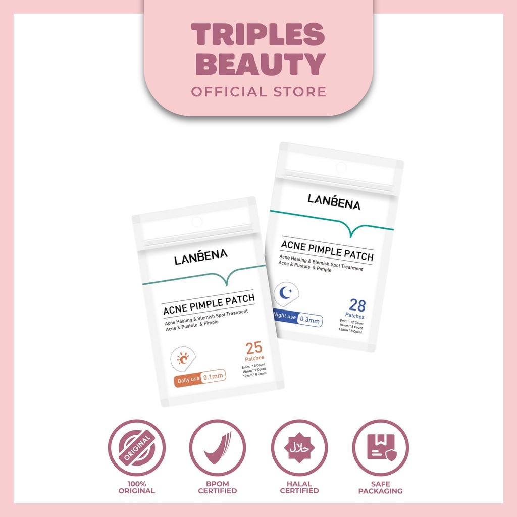 Jual Bpom Lanbena Acne Pimple Patch Day Stiker Night