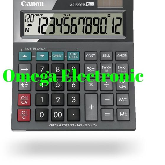 

ㅆ Canon AS-220RTS Calculator - Check & Correct Kalkulator Desktop Meja AS 220RTS ⁂