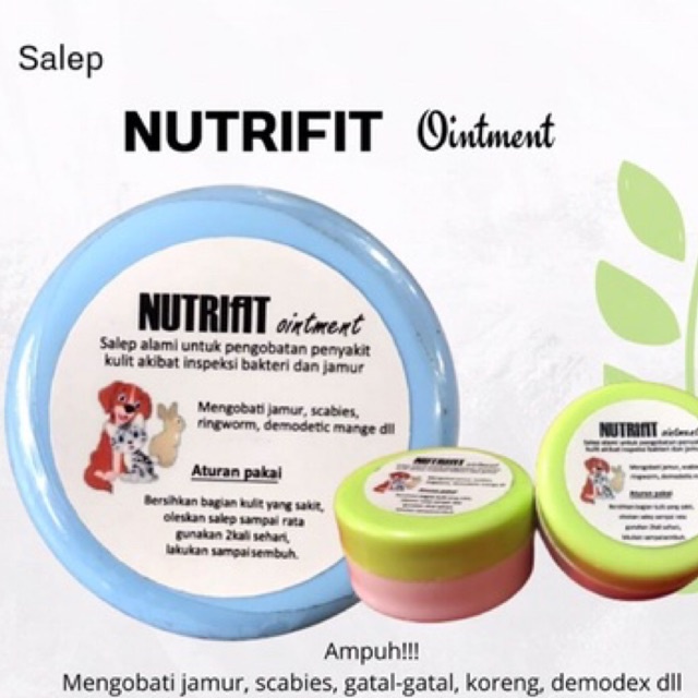 Obat jamur buat kucing Nutrifit ointment 10gr