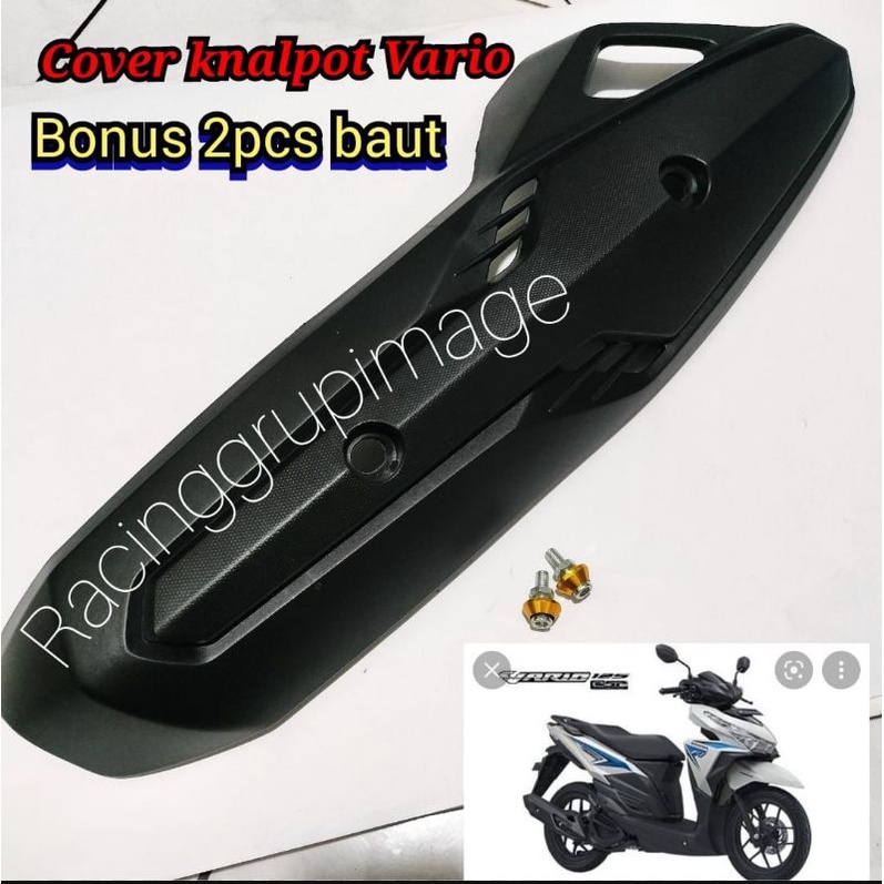 Cover Tutup Pelindung Knalpot Vario 125 150 LED 2015 2017