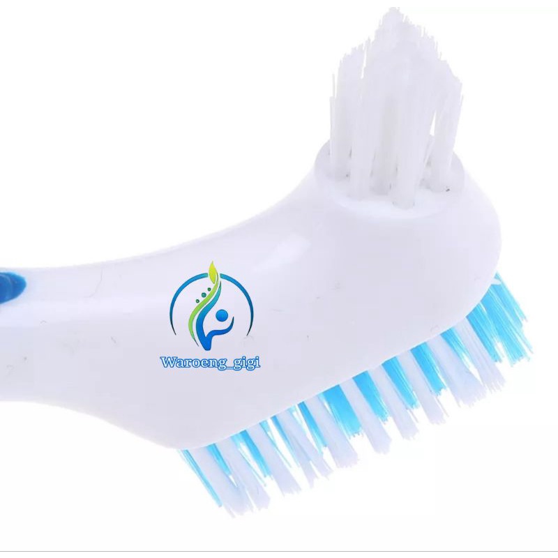 Denture Brush Sikat Pembersih Gigi Palsu Murah