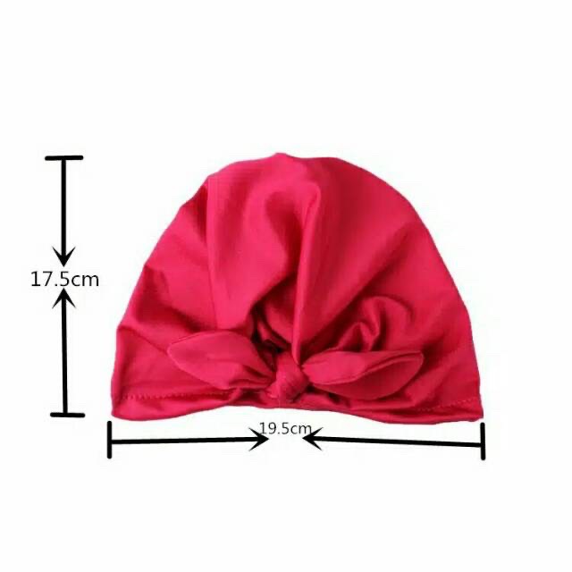 TURBAN PITA POLOS KELINCI PREMIUM 0-3Tahun