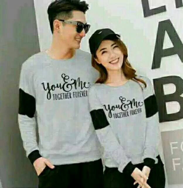 Sweater Couple / Sweater Pasangan / Baju Couple / Baju Pasangan You &amp; Me