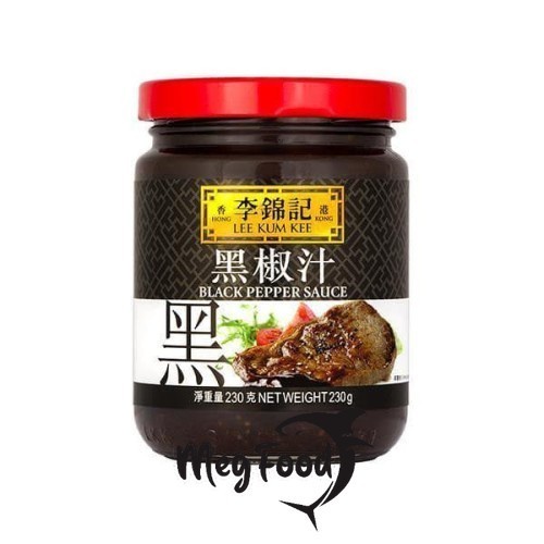 

Lee Kum Kee Black Pepper 230 g / Lee Kum Kee Saus Lada Hitam