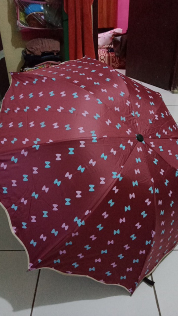 Tabasa Payung Lipat Pita Elegant Loko