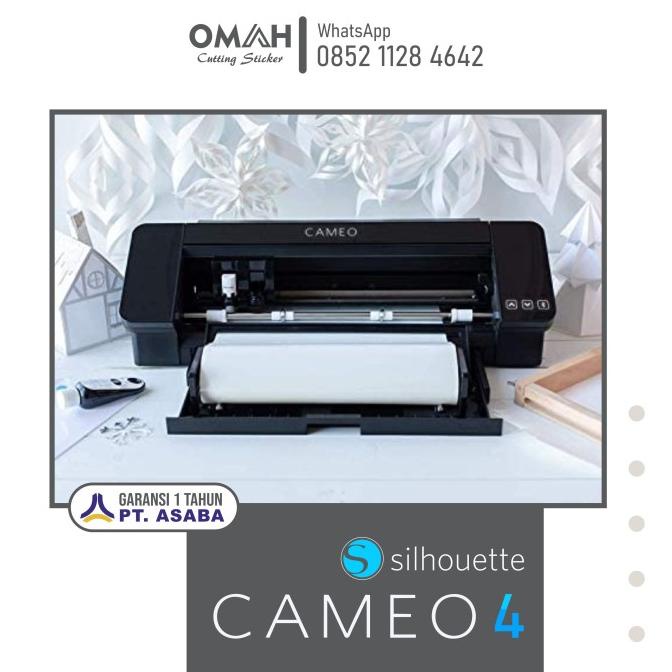 

Silhouette Cameo 4 Black - Mesin Cutting Sticker, Polyflex, Art Paper