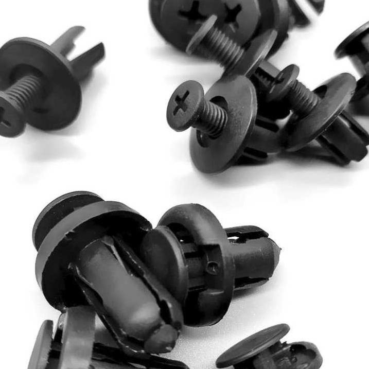V67Q Paku Baut Rivet Murklip Kancing Klip Clip Bemper Bumper Velg Dashboard Mobil Motor Universal Pl