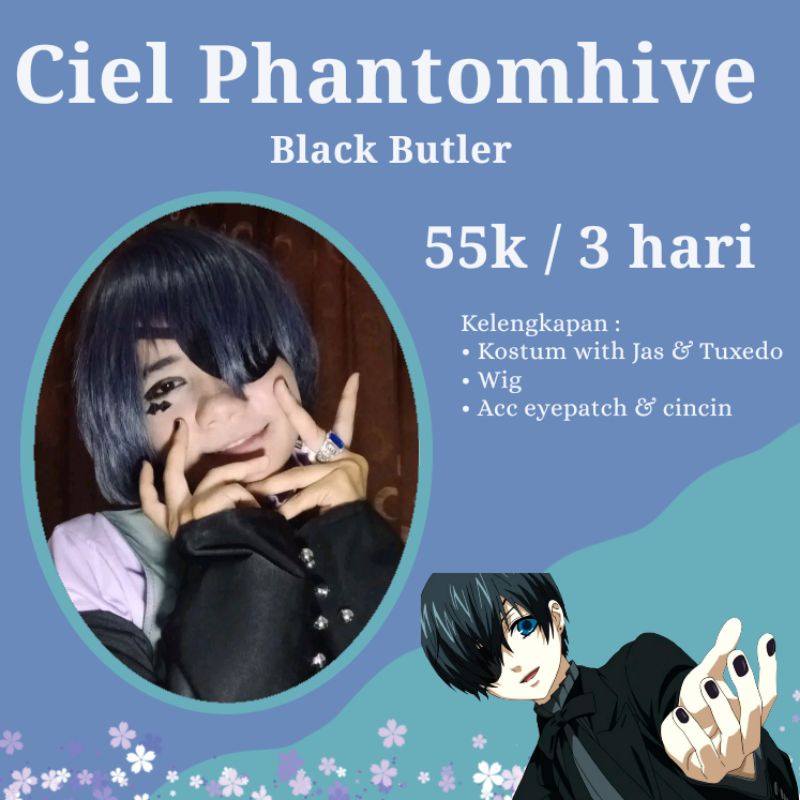 RENTAL : Ciel Phantomhive Cosplay