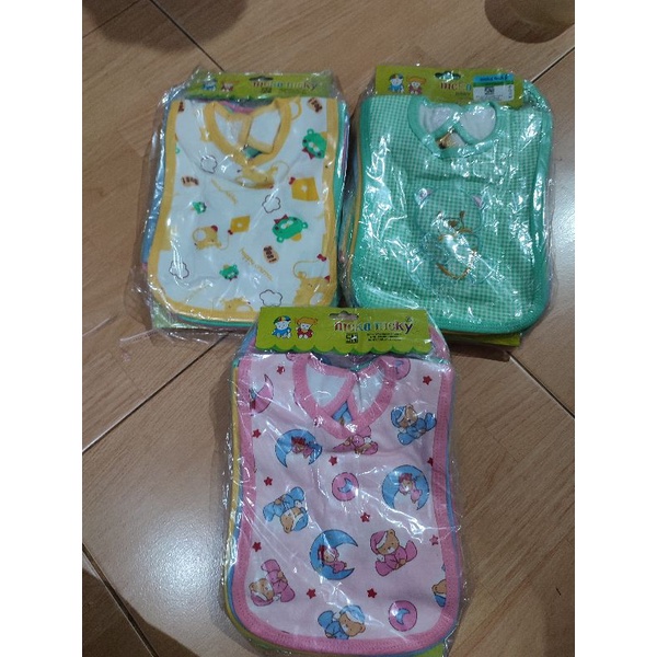 Celemek Bayi kancing Nicko Nicky isi 2 pcs