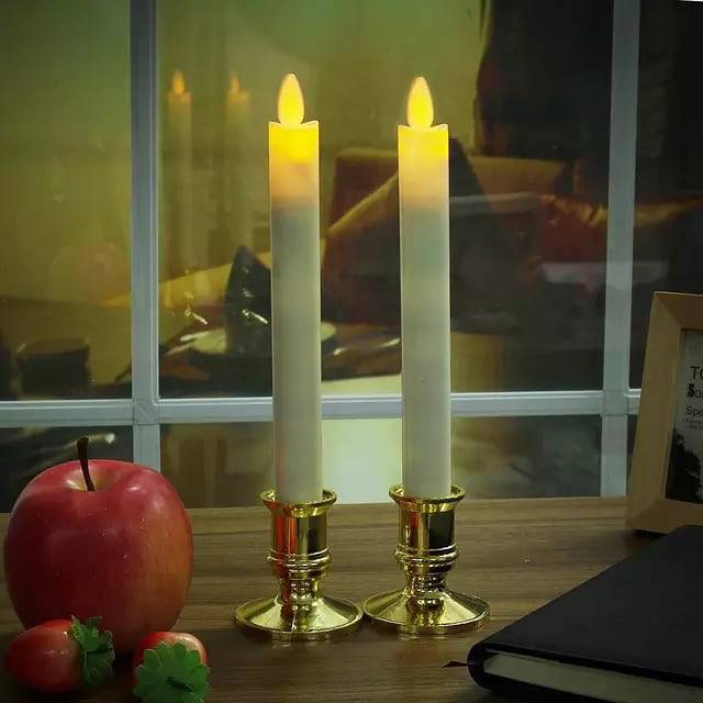 Lilin Panjang Bahan Plastik / Lilin Table / Lilin palsu