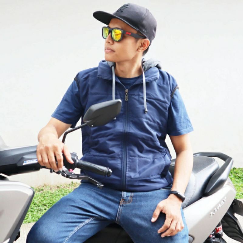 Jaket Motor Rompi / Vest Jacket Pria Wanita