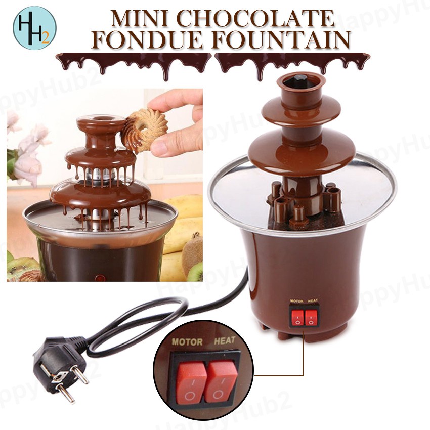 MESIN COKLAT AIR MANCUR ALAT PEMBUAT AIR MANCUR COKLAT - CHOCOLATE FONDUE FOUNTAIN