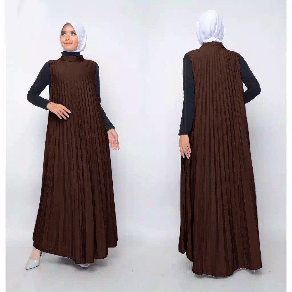 GAMIS PLISKET/GAMIS MUSLIM/GAMIS MAXI PLISKET /PAKAIAN WANITA