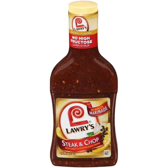 

LAWRY'S STEAK & CHOP MARINADE GARLIC & CRACKED BLACK PEPPER