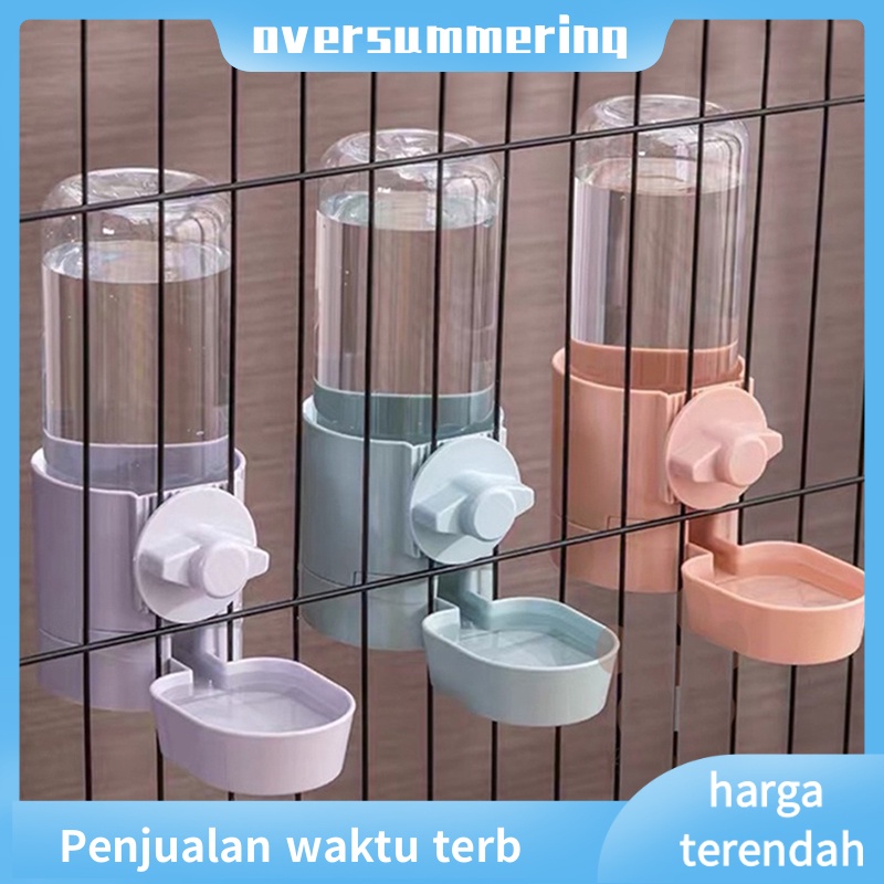 NEW Botol Gantung Kandang Hewan Botol Minum Gantung Anjing Botol Makanan Anjing Auto Feeder Otomatis Refill