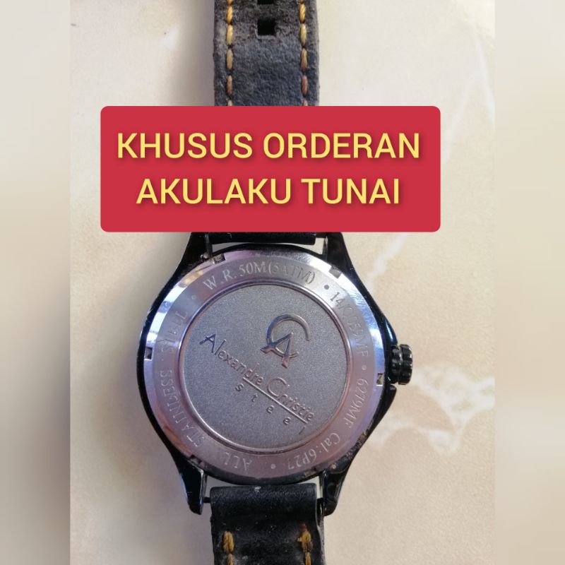 JAM TANGAN ALEXANDER CHRISTIE 6729 MF SECOND AKULAKU