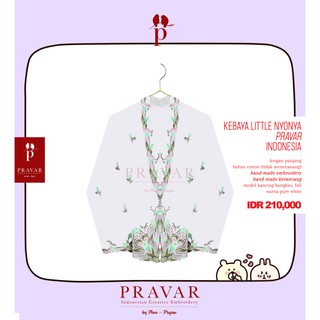 Kebaya Little Nyonya Pravar Indonesia Lengan Panjang Shopee Indonesia
