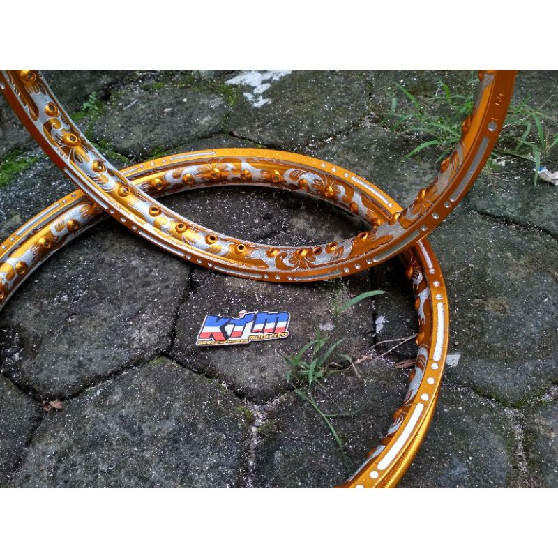 vleg jinfei full ukir + slot harga sepasang d/b 140/140