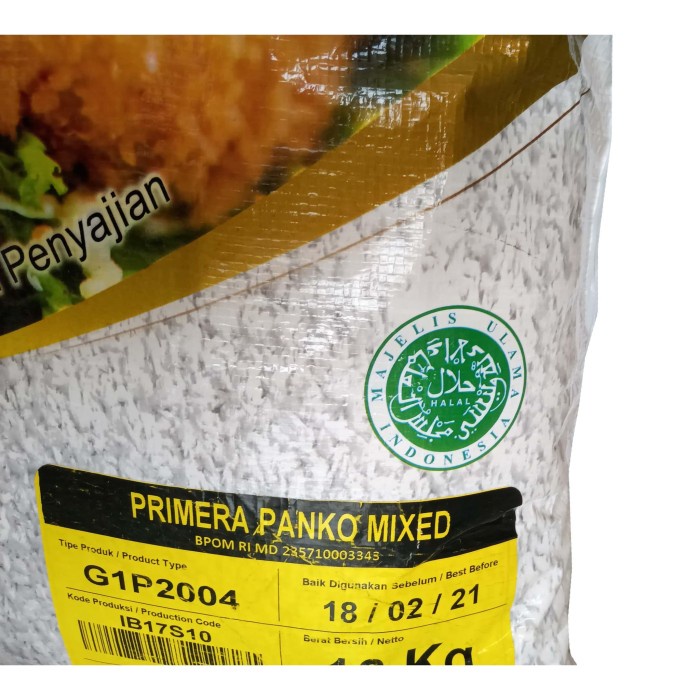 

b011tee Breadcrumb Mix 1 Kg - Tepung Panir Primera Panco - Tepung Roti Repack Da01D100