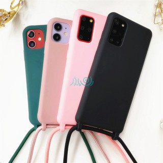 Candy Color Lanyard Cases For Samsung Galaxy A51 A71 S20