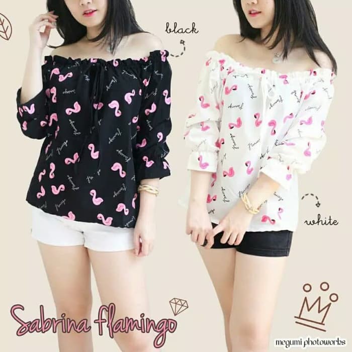 Limited Baju Atasan Wanita Mara Top Blouse Kekinian Bllus