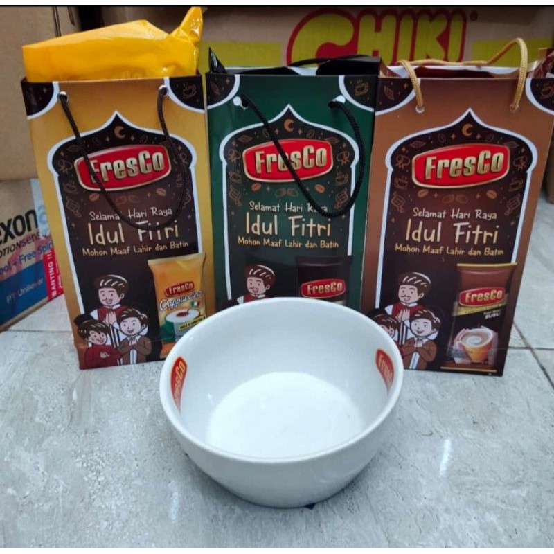 

3renteng varian rasa kopi fresco+mangkok keramik tebal