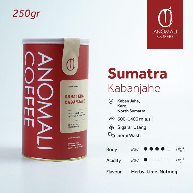

Anomali Coffee Biji Kopi Sumatra Kabanjahe 250gr