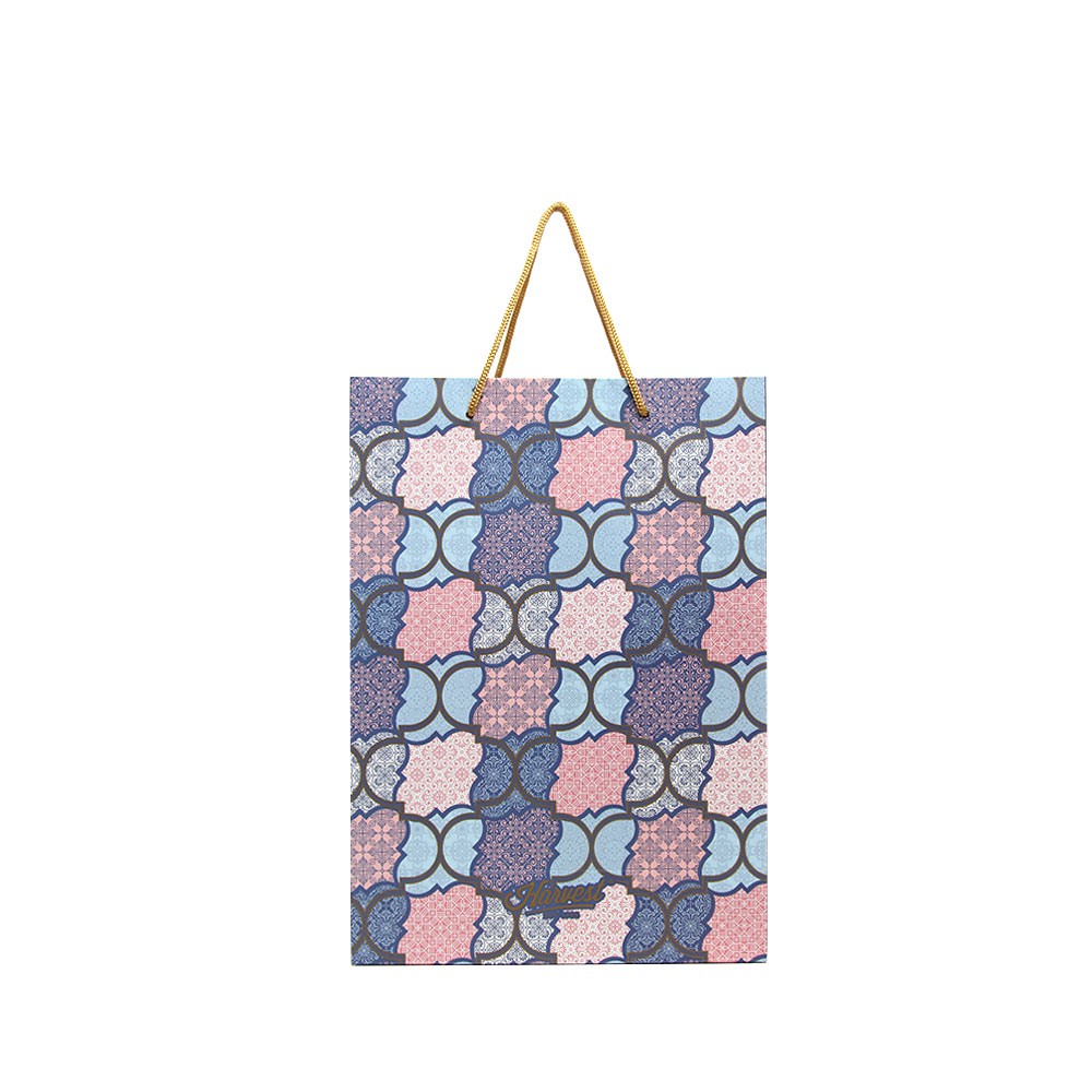 

Tas Kertas / Paper Bag Etnik / Lebaran - Idul Fitri Karunia 02 Pink