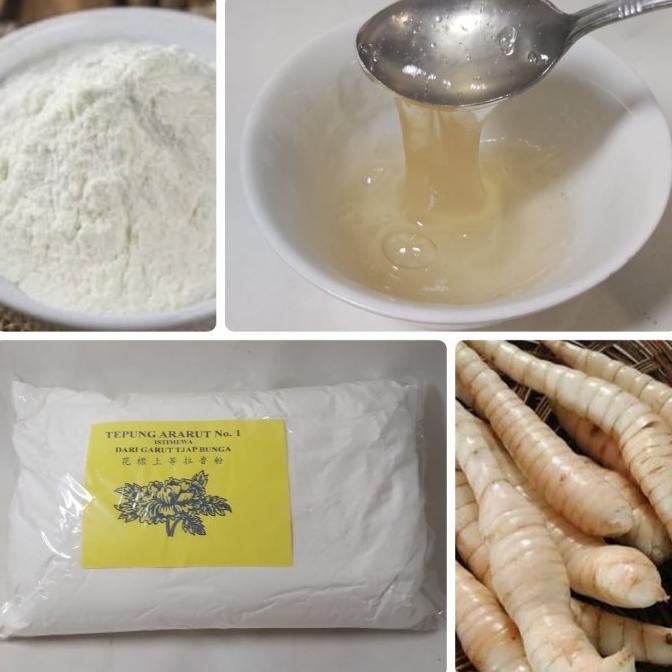 

Tepung Pati Garut / Ararut /Arrowroot / Irut 1 kg