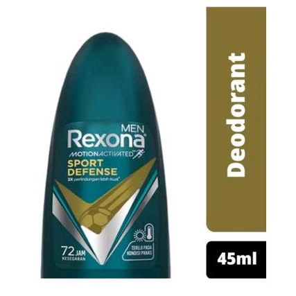 Jual Rexona Deodorant Men Roll On Sport Defence 45ml | Shopee Indonesia