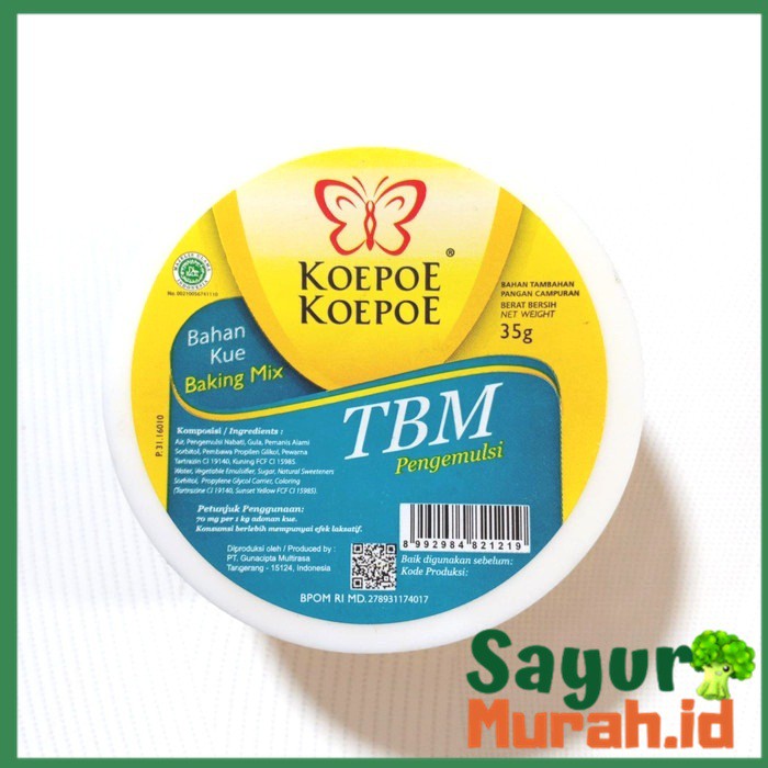 

TBM Koepoe Koepoe | Bahan Kue | Pengemulsi