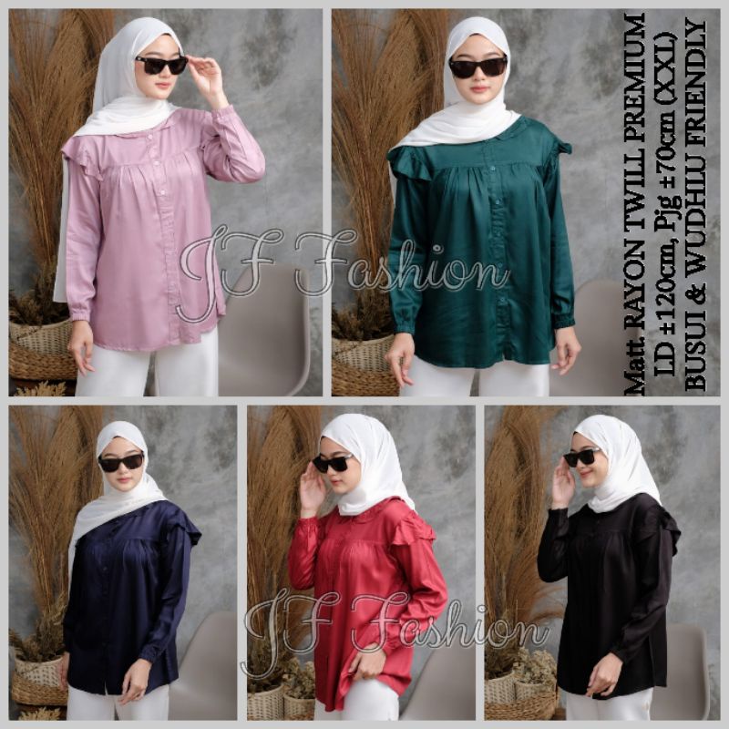 Blouse LD±120cm (XXL) RAYON TWILL PREMIUM //JF5055-1