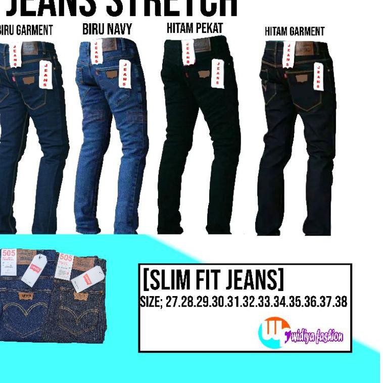 mst-90 celana jeans cowok pensil (stretch) ::